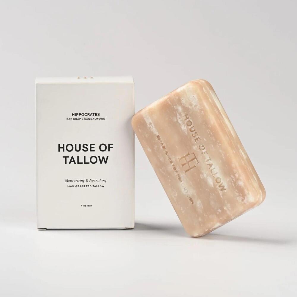 House of Tallow Hippocrates (Sandalwood) 100% Grass Fed Tallow Moisturizing Bar